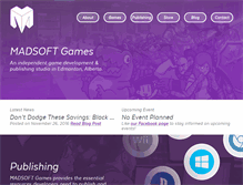 Tablet Screenshot of madsoftgames.com
